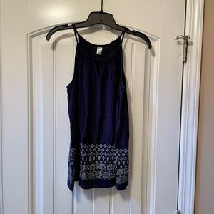 Old Navy, Small, Navy & white bandana tank